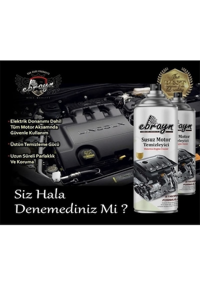 Ebrayn Susuz Motor Temizleyici Aerosol 500 Ml