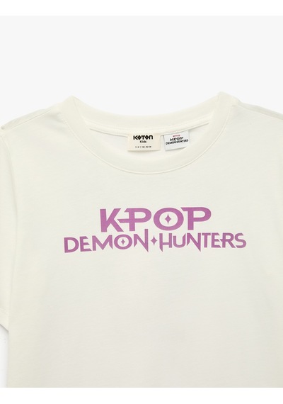 Koton Lisanslı Kpop Demon Hunters Rumi Baskılı Kısa Kollu Bisiklet Yaka Pamuklu Tişört Ekru 7wkg10476ak Koton Lisanslı Kpop Demon Hunters Rumi Baskılı Kısa Kollu Bisiklet Yaka Pamuklu Tişört Ekru 7wkg10476ak