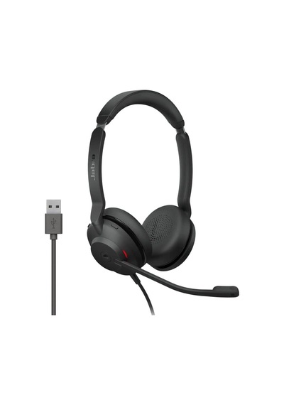 Evolve2 30 Kulaklık Seti, Gürültü Önleyici Stereo Kulaklık, Microsoft Teams Sertifikalı, 2 Mikrofon Çağrı Teknolojisi, Usb-a Kablosu, Siyah