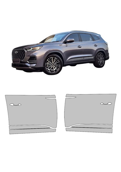 Chery Tiggo 8 Pro Max Özel 210 Mikron Premium Tpu Ppf Film Kaplama Ön Kapılar