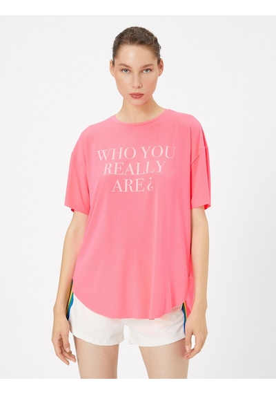 Koton Oversize Spor Tişört Slogan Baskılı Bisiklet Yaka Kısa Kollu Neon Pembe 4wak10121nk Neon Pembe Koton Oversize Spor Tişört Slogan Baskılı Bisiklet Yaka Kısa Kollu Neon Pembe 4wak10121nk Neon Pembe