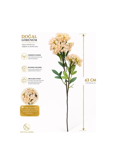 Seta Garden Dekoratif Yapay Mine Çiçeği Dalı - Tek Kök Üzerinde Çift Çiçek Başlıklı - 63 Cm - Açık Pembe Çok Renkli Seta Garden Dekoratif Yapay Mine Çiçeği Dalı - Tek Kök Üzerinde Çift Çiçek Başlıklı - 63 Cm - Açık Pembe Çok Renkli