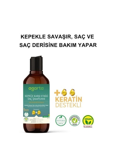 Doğal Kepeğe Karşı Şampuan 400 Ml Renkli