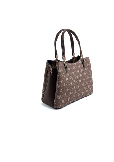 Silver Polo Sp1205 Kadın El Çantası Monogram Kahve-kahve