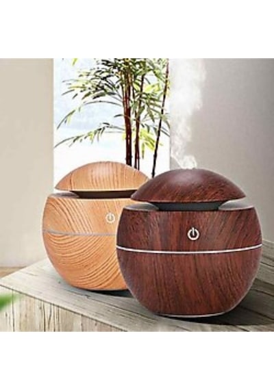 River World Oda Hava Nemlendirici Masaüstü Led Işıklı Modeli Küre Renk Akasya