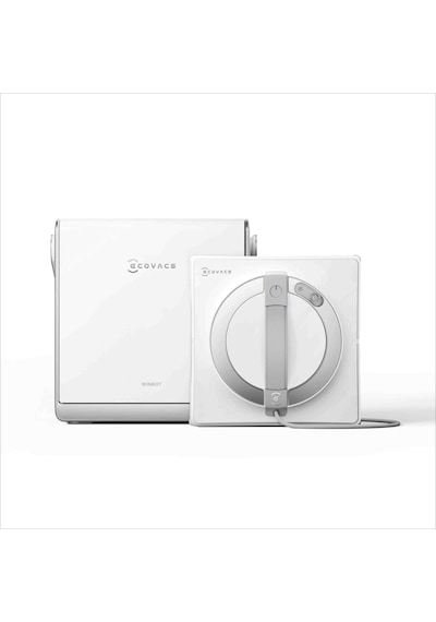 Ecovacs Winbot W2 Pro Omni Cam Silme Robotu Ve Cam Silme Solüsyonu Beyaz