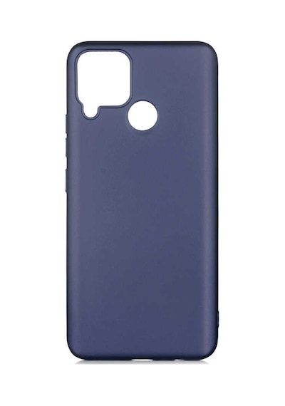 Zore Realme C25 Kılıf Ogaa Premier Silikon Kapak - Lacivert