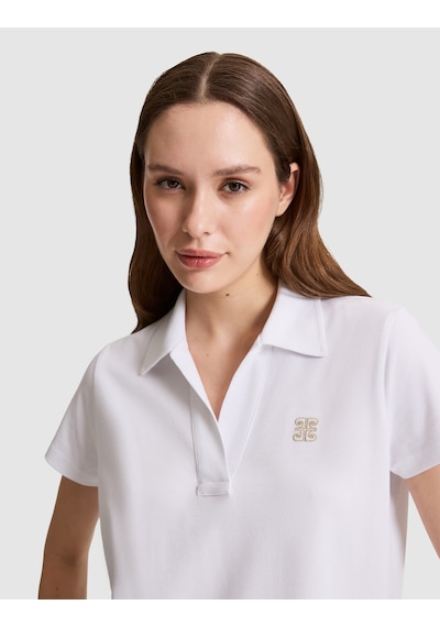 Pierre Cardin Kadın Beyaz Tişört 50326890-vr013