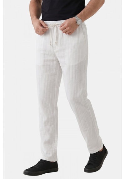 Deep Sea Deepsea Beyaz Çizgi Dokulu Rahat Kesim Yazlık Spor Pantolon Hafif Kumaş Modern Tasarım 2600263 Deep Sea Deepsea Beyaz Çizgi Dokulu Rahat Kesim Yazlık Spor Pantolon Hafif Kumaş Modern Tasarım 2600263