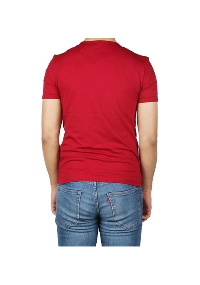 Cazador B.yaka K.kol Basic Erkek T-şhirt 4618 Bordo