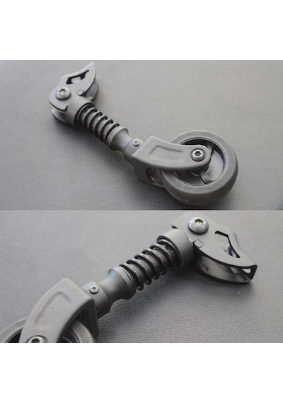 Dahon Park Ayağı Landing Gear Tekerlekli Siyah
