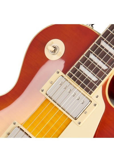 Epiphone Inspired By Gibson Les Paul Standard '50s Figured Elektro Gitar Washed Cherry Sunburst