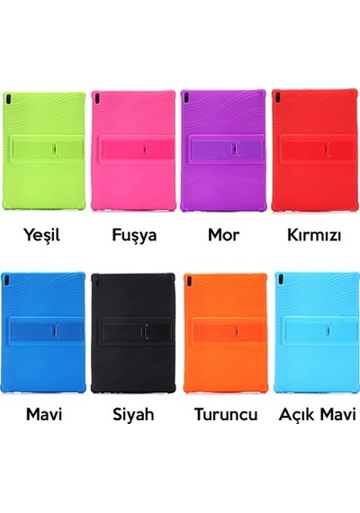 Lenovo Uyumlu Tab E10 Tb-X104F Tab 4 10.1 Inch Tablet Standlı Silikon K Lenovo Uyumlu Tab E10 Tb-X104F Tab 4 10.1 Inch Tablet Standlı Silikon K