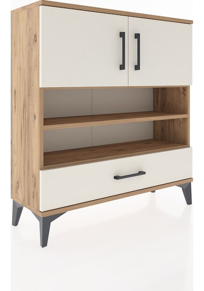 Arges Şifonyer 4 Raflı Tek Çekmeceli 2 Kapaklı 88x30x96 Çam-a... Çam Arges Şifonyer 4 Raflı Tek Çekmeceli 2 Kapaklı 88x30x96 Çam-a... Çam
