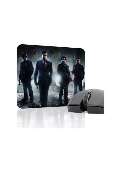 Mafia Kaymaz Dikişli Kauçuk Oyuncu Mousepad V5 - 22x18 Gaming Mouse Pad Fare Altlığı