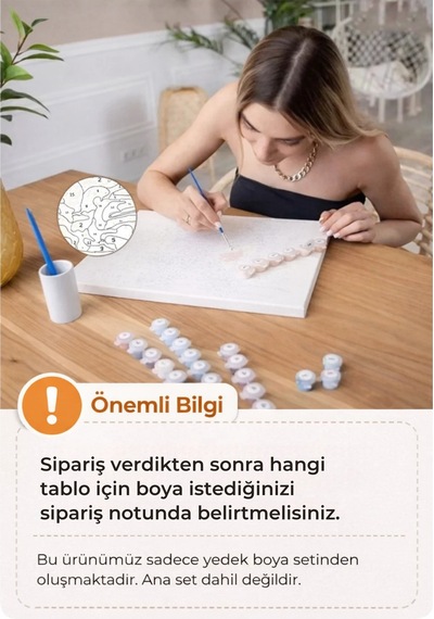 Sayılarla Boyama - Boya Seti