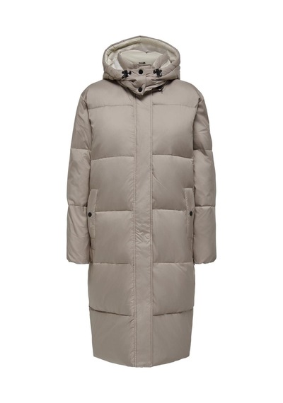 Only Onlvilma Down Long Coat Cc Otw Kadın Mont-27623 - S Açık Kahverengi
