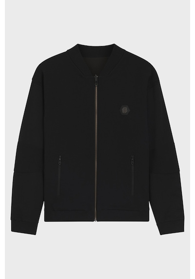 Boss Logolu Regular Fit Kolej Yaka Çift Kullanımlı Bomber Ceket Erkek Ceket 50544009 001 Siyah Boss Logolu Regular Fit Kolej Yaka Çift Kullanımlı Bomber Ceket Erkek Ceket 50544009 001 Siyah