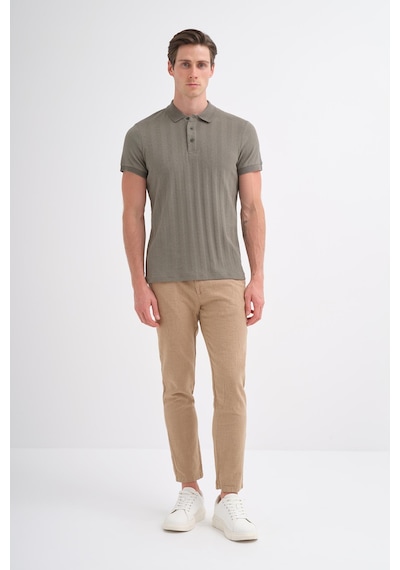Cazador 41020 Erkek Polo T-shirt Haki
