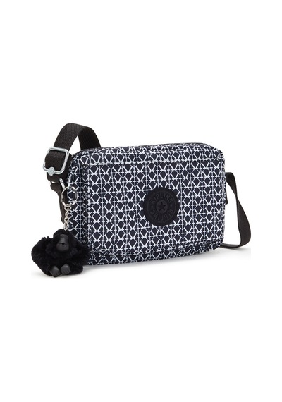 Kipling Kıplıng Abanu Küçük Boy Omuz Çantası Siyah Sıgnature Prınt Siyah