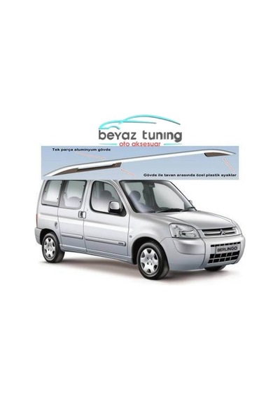 Citroen Berlingo 1 Üst Port Bagaj Tavan Çıtası 1999-2008