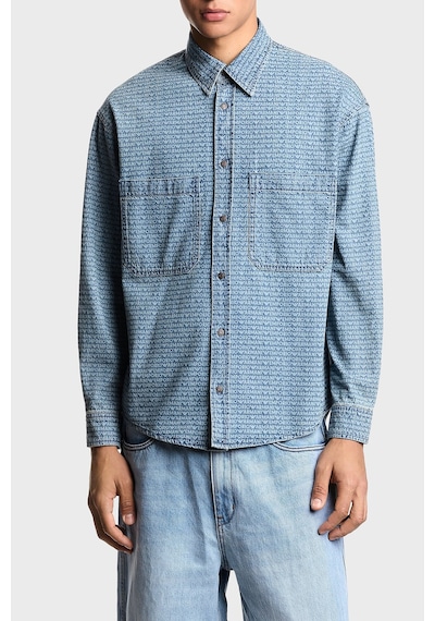 Emporio Armani Erkek Gömlek Em003694 Af19756 Mb001 Mavi MAVİ