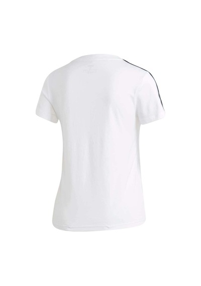 Adidas Essentials 3 Bantlı Tişört White / Black White / Black