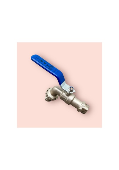 3/4 Kas Küresel Bahçe Musluğu 1 Adet Teflon Bant 12 Mmx10 Mt 2 Adet 0906922