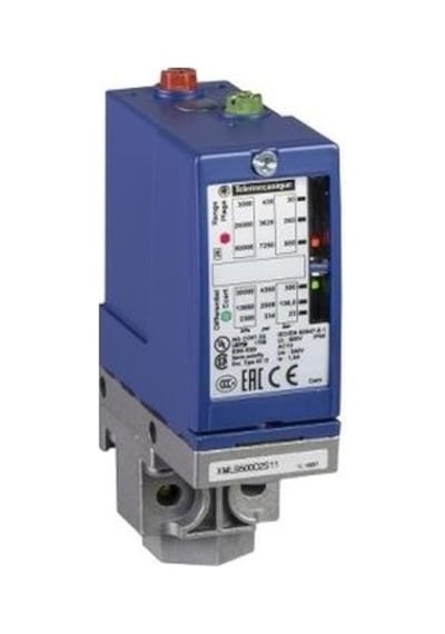 Schneider Xmlb300d2s11, Telemecanique Sensors Basınç Anahtarı Xmlb 300 Bar - Ayarlanabilir Skala 2 Eşik - 1 K/a