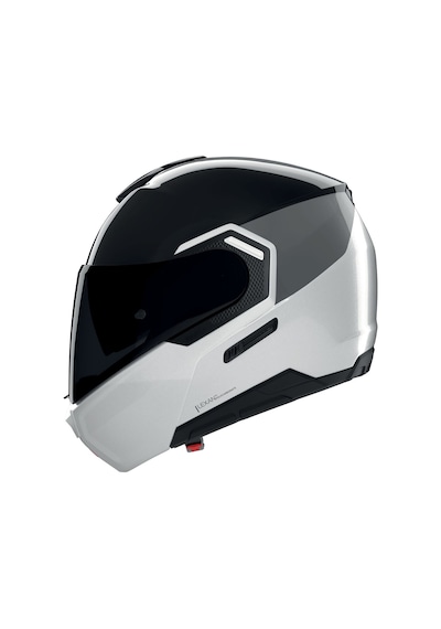 Nolan N90.3 Verniciatura Speciale 343 Çeneden Açılır Kask Siyah Beyaz Gri