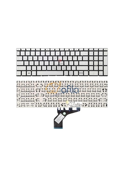 Hp 15-dw1022nt, 15-dw1023nt Notebook Klavyesi Gri Tr
