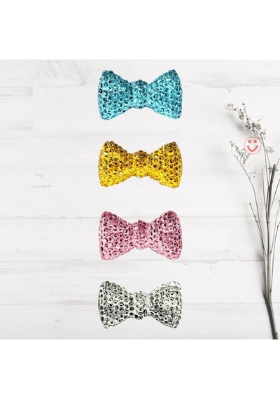 Polyester Papyon Fiyonk, 2,0 X 1,0 Cm - 25 Adet - Altın 1+