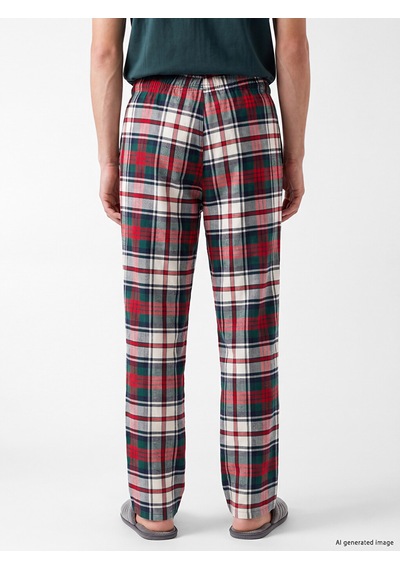 LC Waikiki Lc Waıkıkı Kırmızı Regular Fit Ekose Erkek Pijama Alt