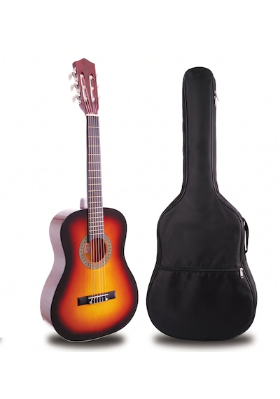 Manuel Raymond 7-10 Yaş Solak Gitar, Çocuk Gitarı, Klasik Gitar Mrc87lh Sb Günbatımı 1/2-3/4 Sunburst