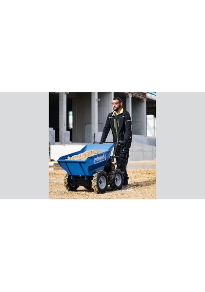 Scheppach Dp3000 Benzinli Mini Dumper 4x4 5.6 Hp 300 Kg Kapasiteli Harç-toprak-kum Taşıma