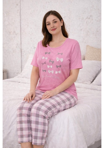 Rüyam Kadın Giyim Kadın Pijama Takımı Açık Pembe