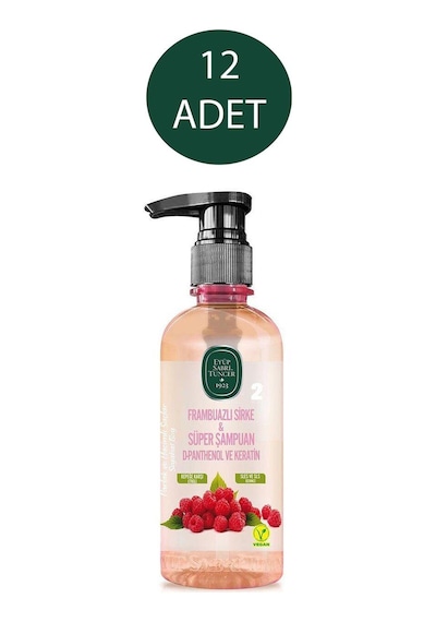 Eyüp Sabri Tuncer Frambuazlı Sirke & Süper Şampuan 12 x 100 ML