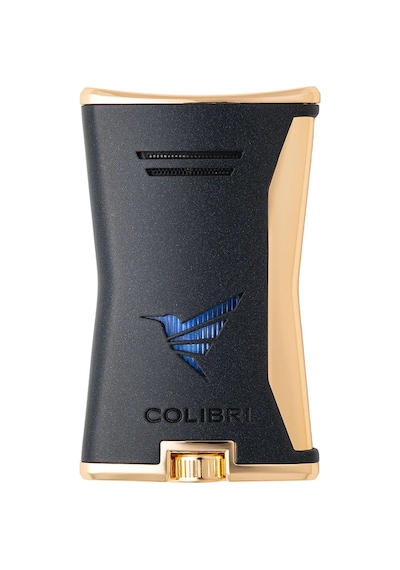Colibri Tek Torch Pürmüz Siyah-gold Slim Puro Çakmağı Tr8757
