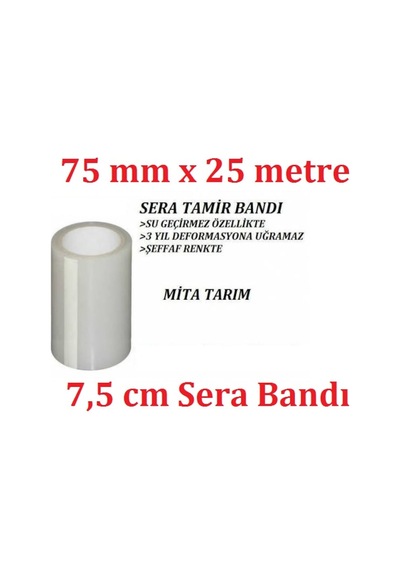 Sera Bandı, 7,5 Cm, Sera Tamir Bandı, Kargo Bedava