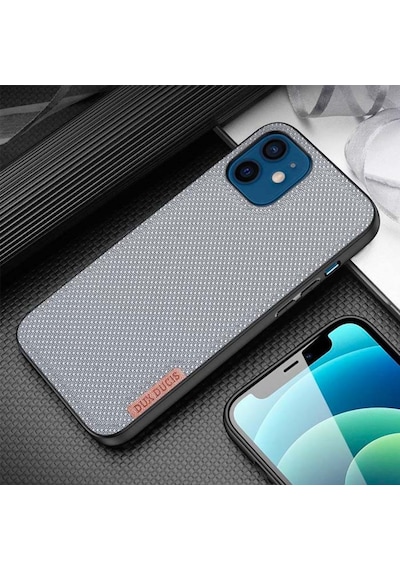 Dux Ducis Fino Serisi Apple Uyumlu iPhone 12 -12 Pro 6.1Inç Kilif Premium Dok 212354720 - Renk / Gri