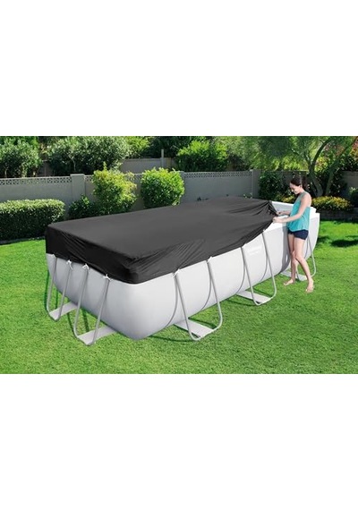 Bestway 4,04m X 2,01m /13'3" X 6'7" 4,04m X 2,01m /13'6" X 6'7" 4,12m X 2,01m Dikdörtgen Havuz Örtüsü
