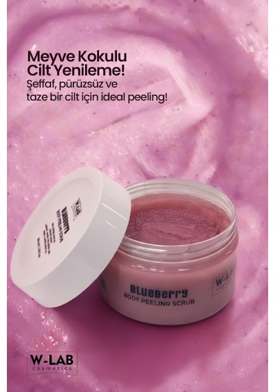 W-Lab Cosmetics Blueberry Body Peeling Scrub 250 Ml