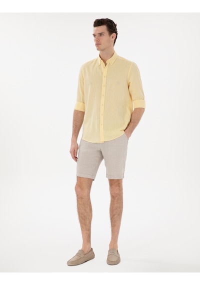 Pierre Cardin Erkek Sarı Gömlek Desenli 50303245-vr044 Sarı Pierre Cardin Erkek Sarı Gömlek Desenli 50303245-vr044 Sarı