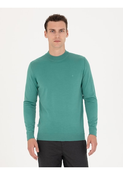 Pierre Cardin Erkek Mint Triko Kazak 50270049-vr090 Mint Yeşili