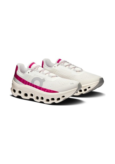 On Cloudmonster Kadın Koşu Ayakkabısı-3wd10104038 Ivory/grenadine