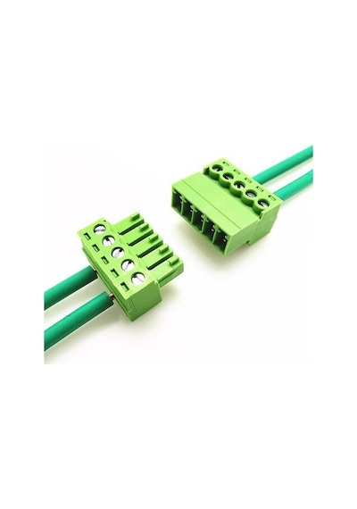 Robotizmo 4 Pin Kablodan Kabloya Klemens 3.81Mm Kablo Birleştirici 2 Adet