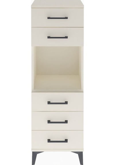 Arges Dolap Tek Raflı 5 Çekmeceli 44x30x134 Aytaşı-aytaşı Aytası