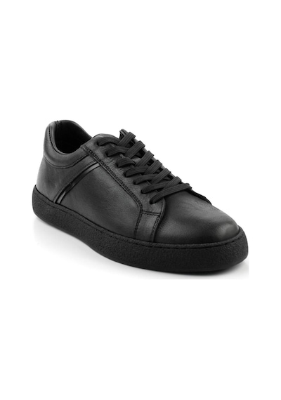 Siyah Hakiki Deri Erkek Sneaker E01593002703 Siyah Siyah Hakiki Deri Erkek Sneaker E01593002703 Siyah