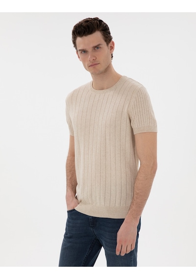 Pierre Cardin Erkek Bej Kazak /triko 50305992-vr011 Bej