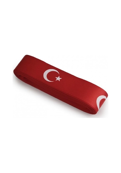 Benim Marifetlerim - Ay Yıldız Baskılı Kurdele 4 Cm 10 Metre 1